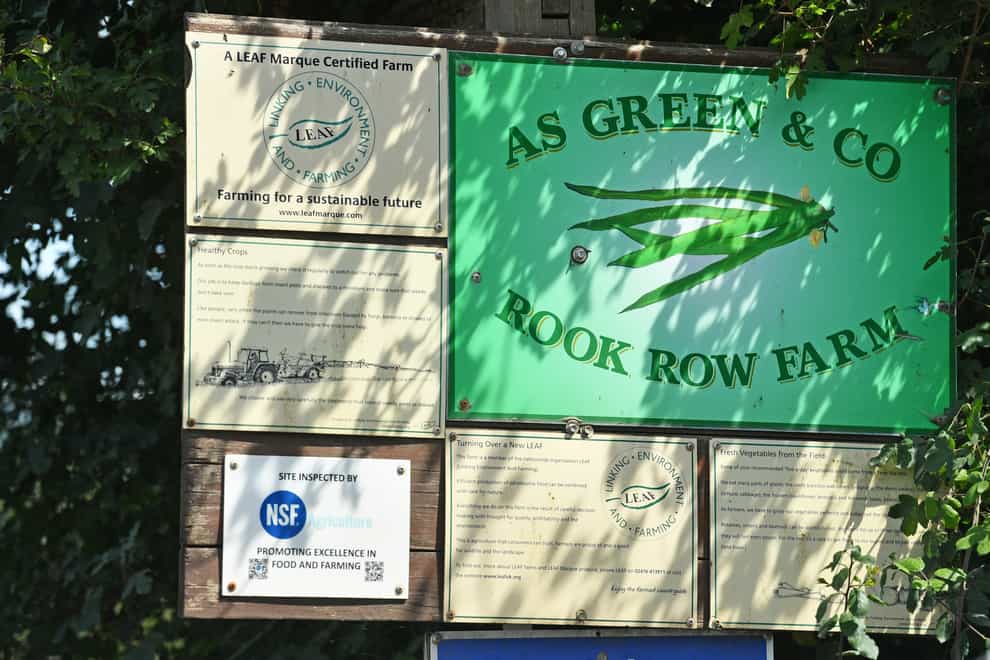 A S Green & Co at Rook Row Farm in Mathon