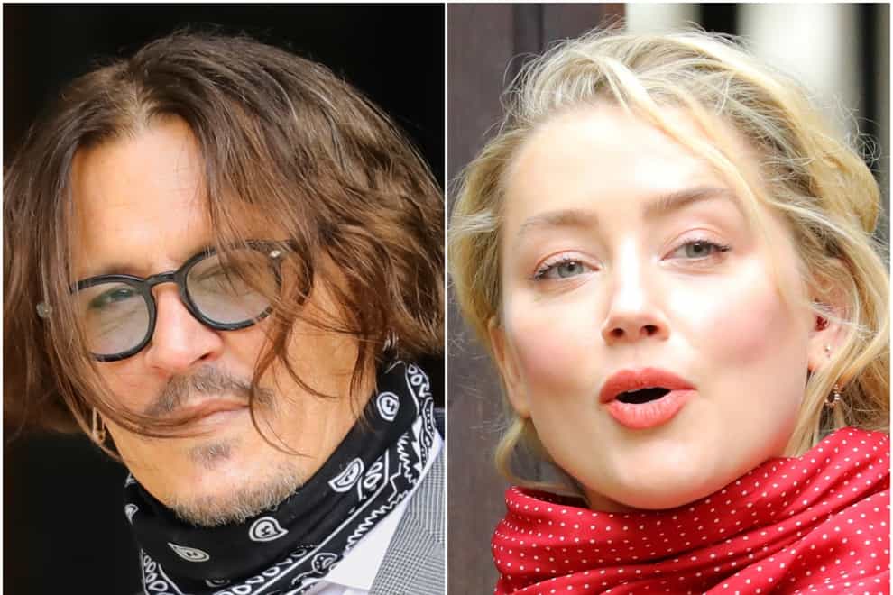Johnny Depp and ex-wife Amber Heard