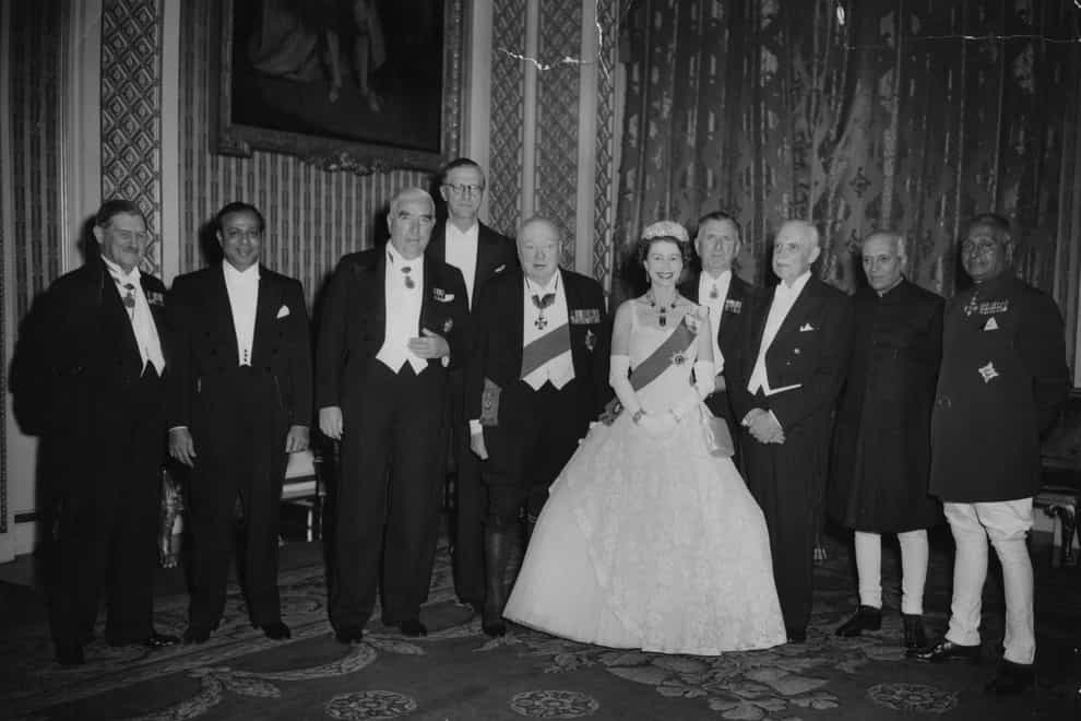 Queen Elizabeth II with Commonwealth Prime Ministers