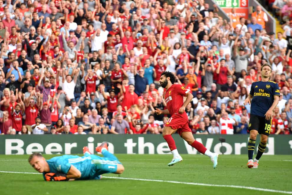 Mo Salah scored twice as Liverpool brushed Arsenal aside back in August