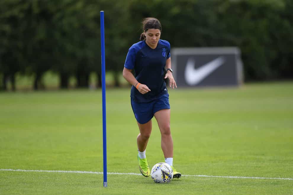 Chelsea returned to training for the first time since the WSL season was concluded