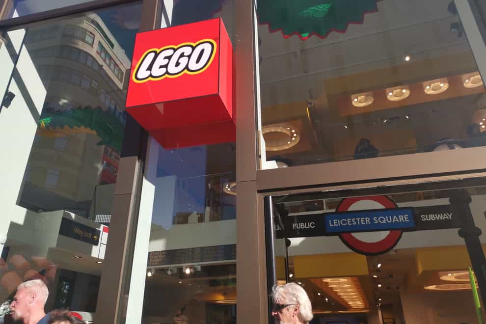 Lego store midnight launch in London