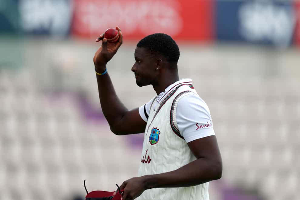 Jason Holder is not concentrating on the Windies making history (Adrian Dennis/NMC Pool/PA)
