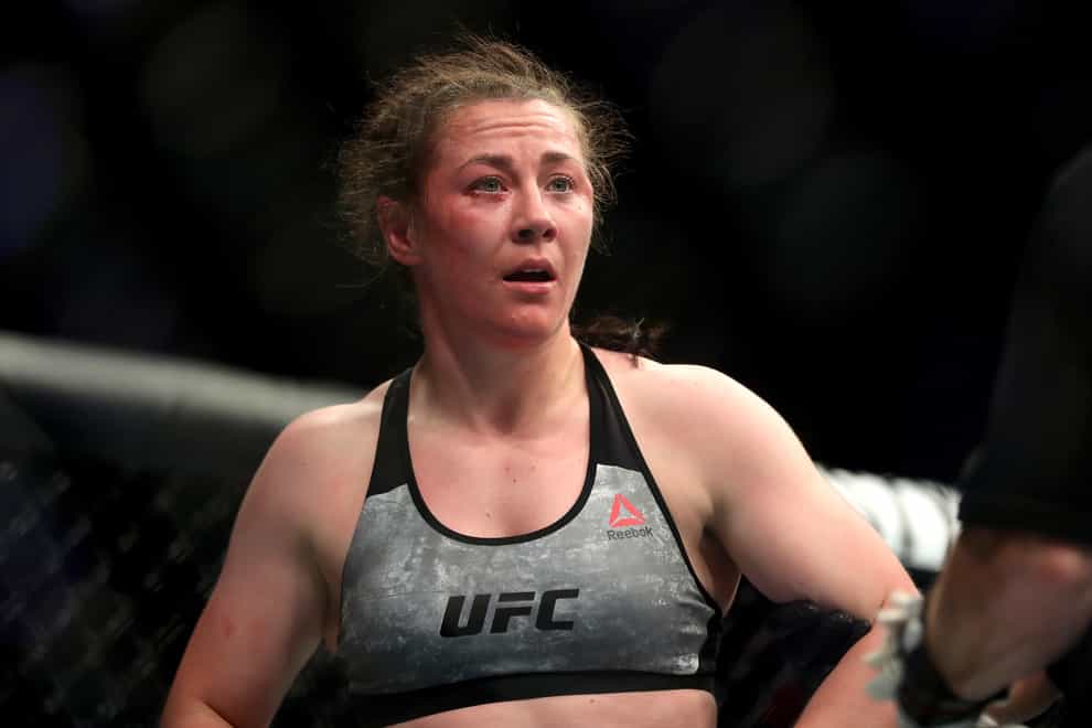 Molly McCann saw her three-fight winning streak in the UFC come to an end (Martin Rickett/PA)