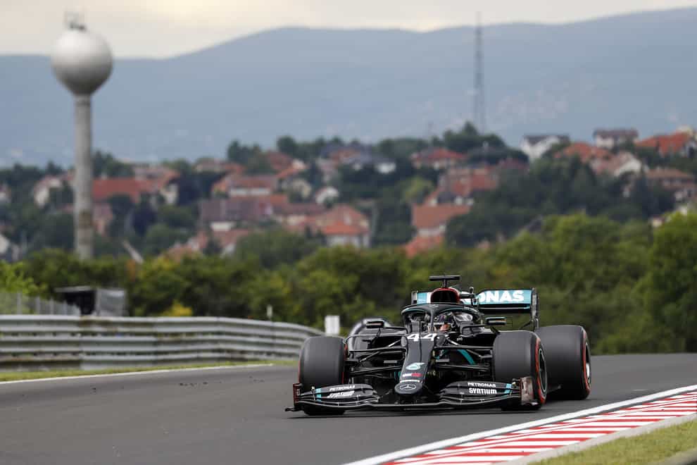 Lewis Hamilton was second quickest on Saturday morning