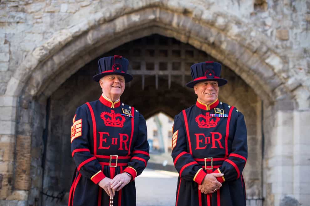 Beefeaters outside Tower of London