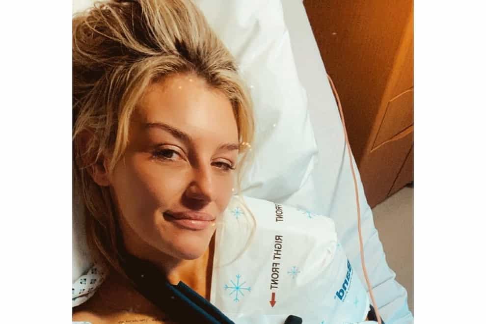 McCourt spoke to her fans on Instagram after the surgery