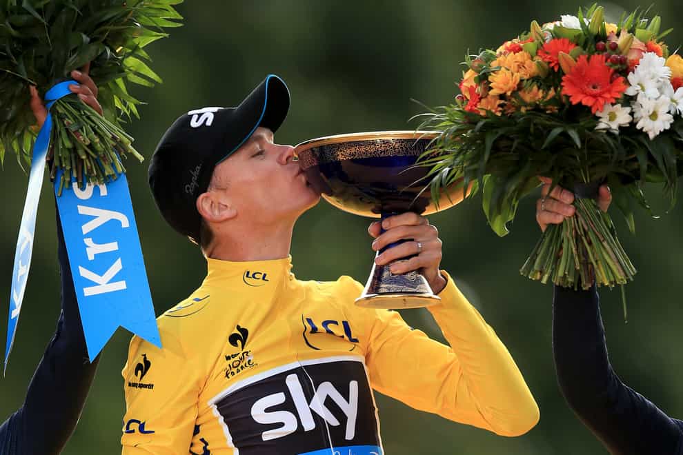 Froome has won the Tour four times previously