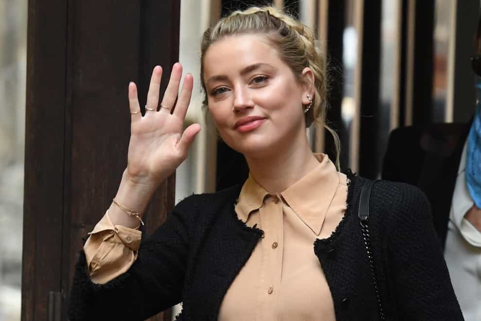 Amber Heard is giving evidence for the third day in Johnny Depp’s libel case against The Sun newspaper 
