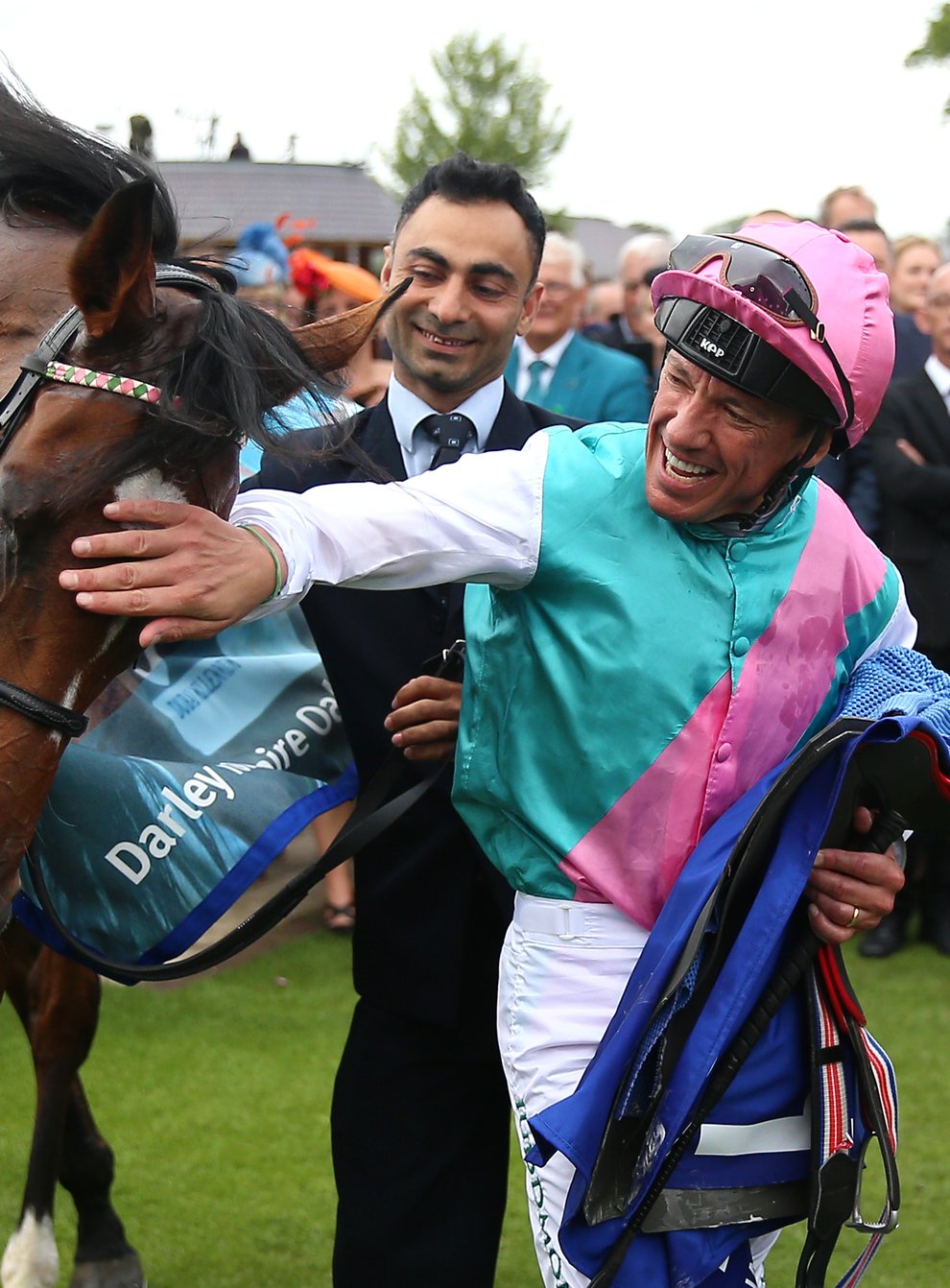 Enable and Frankie Dettori will face three rivals in the King George at Ascot on Saturday