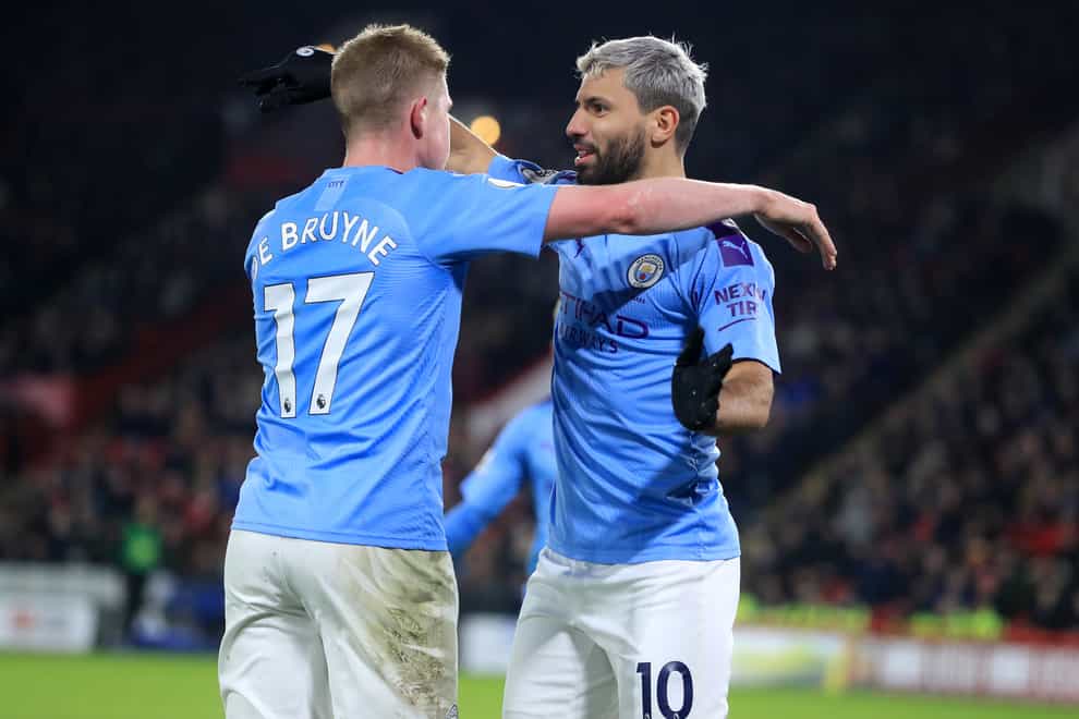 De Bruyne has provided six assists for Aguero