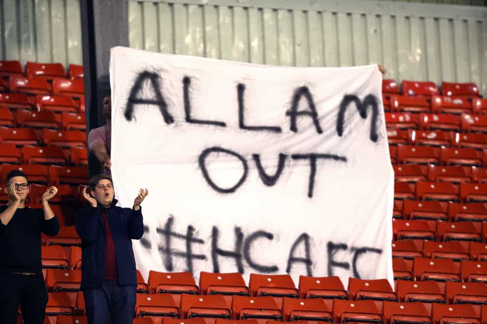 Empty seats and fans' protests have been a feature of Hull's decline