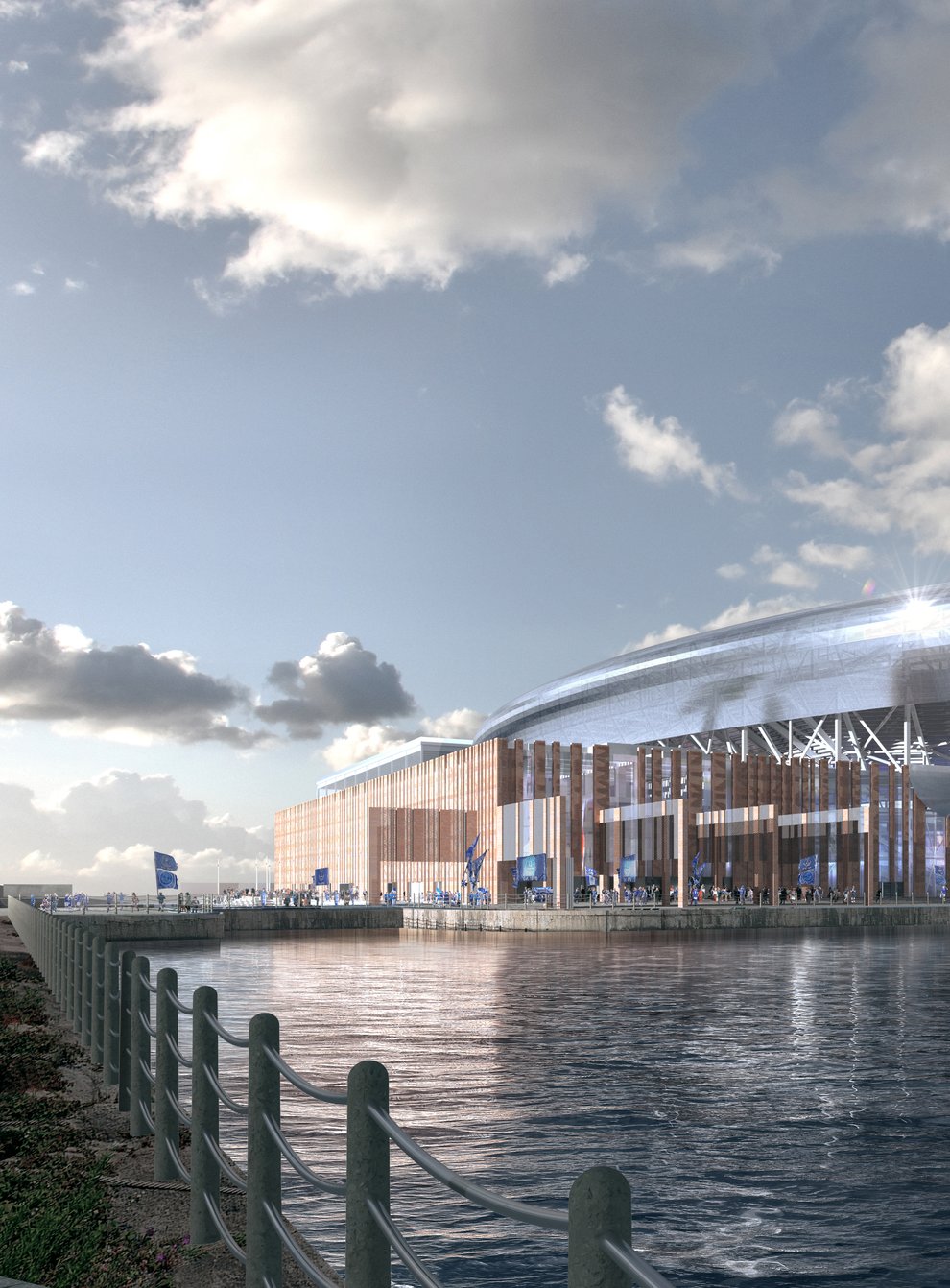 Everton's proposed new stadium has been included as a key part of the region's Covid-19 recovery plan