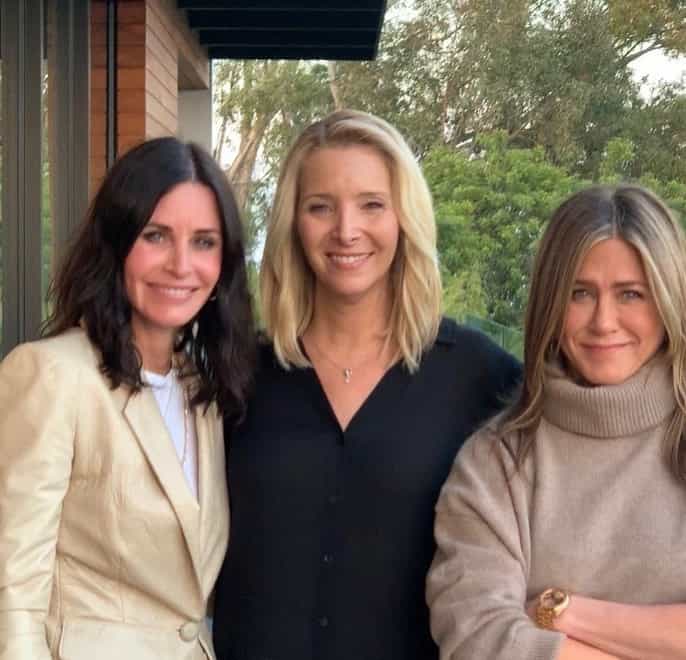 Friends stars came together to encourage fans to vote