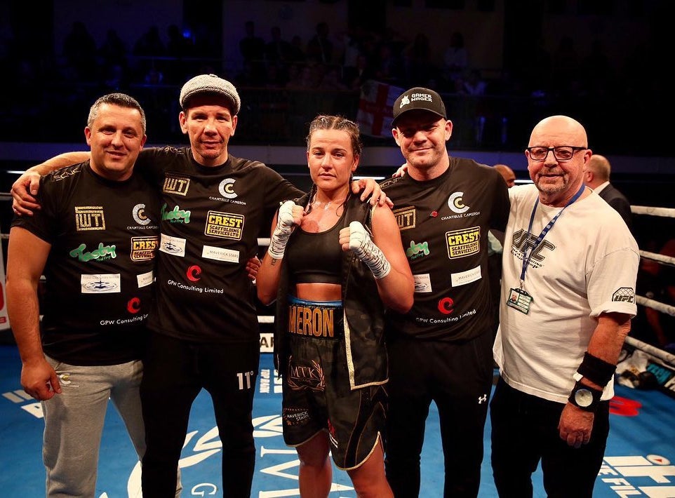 Cameron will box in her first world title fight on September 12