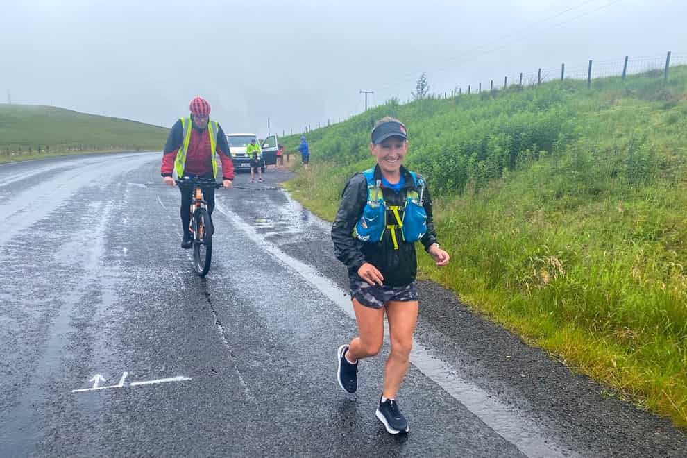 Runner Carla Molinaro ran from Land's End to John o' Groats in 12 days 30 minutes 14 seconds