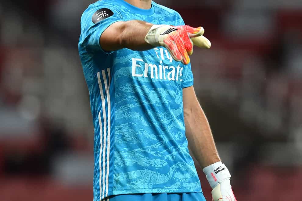 Emiliano Martinez has been told he will start in goal for Arsenal in the FA Cup final