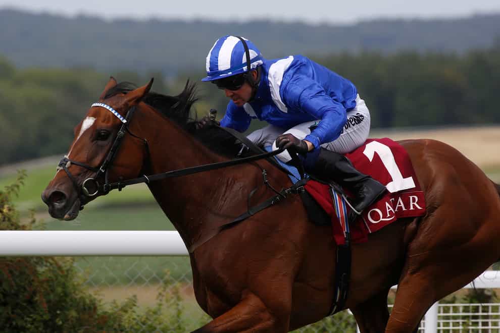 Enbihaar on her way to winning last year's Lillie Langtry Stakes