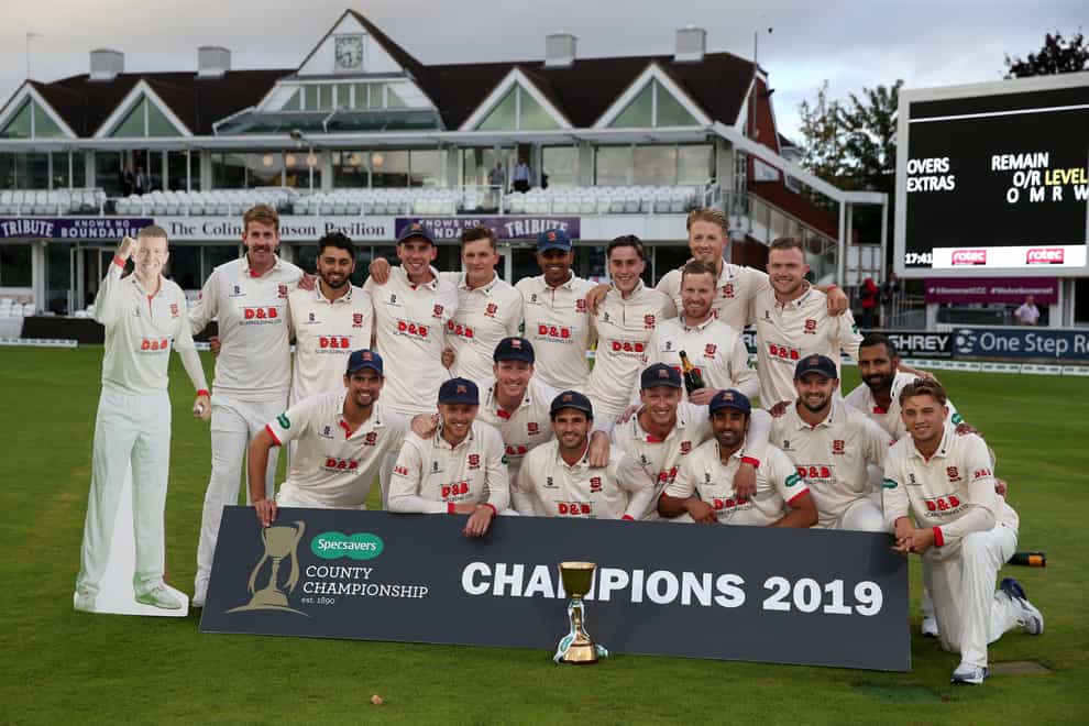 Essex won the County Championship in September, but will be competing for a different piece of silverware this year