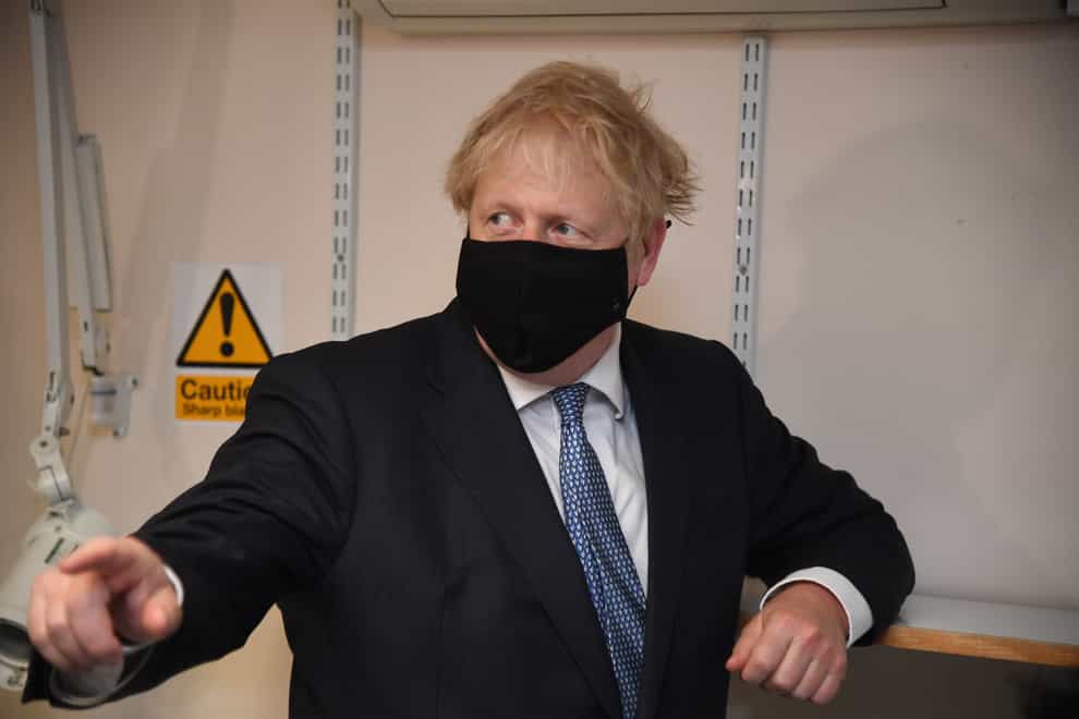 Boris Johnson visit to London GP surgery