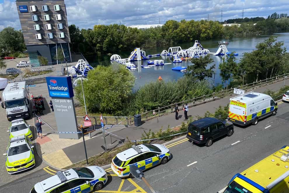 Missing boy at Police searching for a missing teenager at a lake by Lakeside Shopping Centre in Thurrock said a body has been found (Essex Police/PA)Shopping Centre