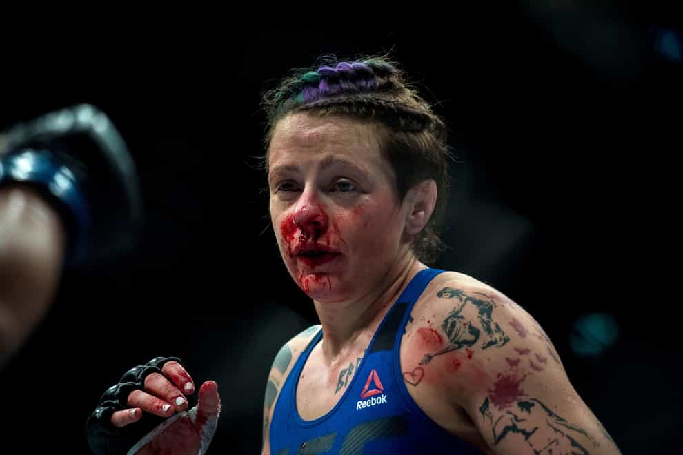 Joanne Calderwood suffered defeat to Jennifer Maia in her first bout in nearly a year