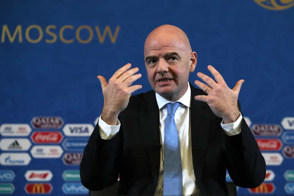 It was announced on Thursday that criminal proceedings had been opened against FIFA president Gianni Infantino. (Nick Potts/PA).
