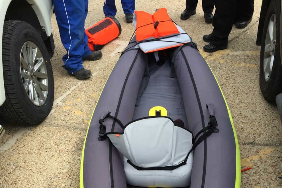 Kayak found without owner in Brighton