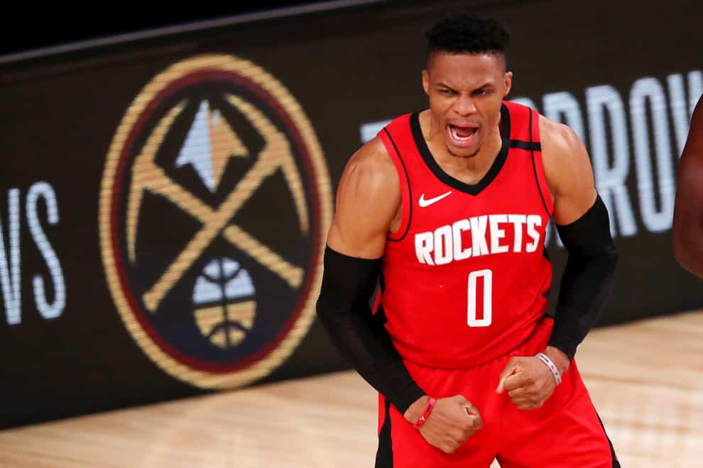 Westbrook guided Houston to victory on Sunday
