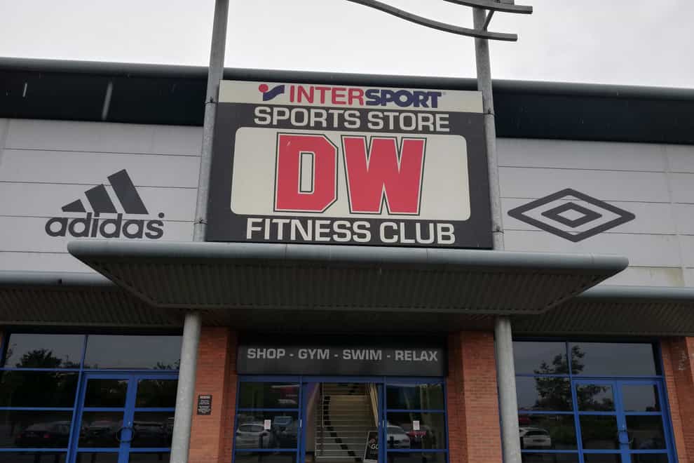 A DW Sports store and fitness club