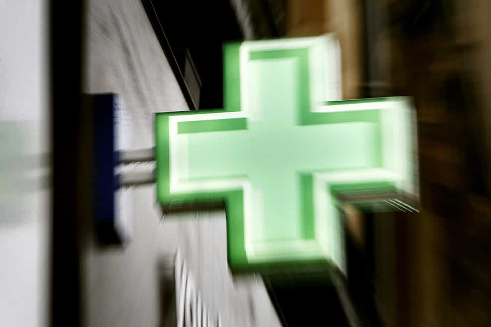 A pharmacy sign (Danny Lawson/PA)