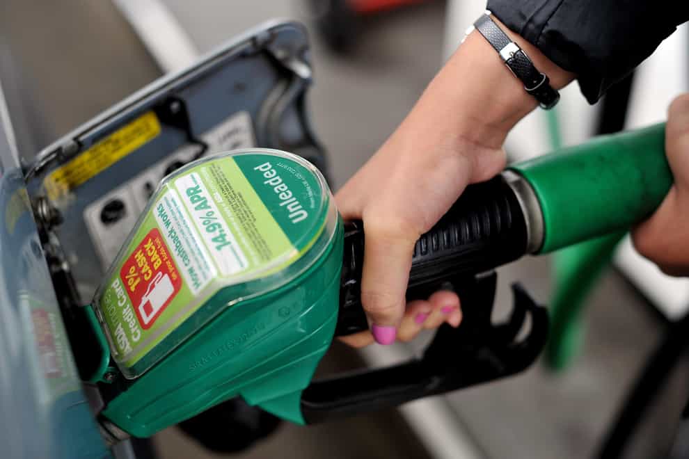 Average petrol and diesel prices both rose by 3p per litre in July, new figures show (Nick Ansell/PA)