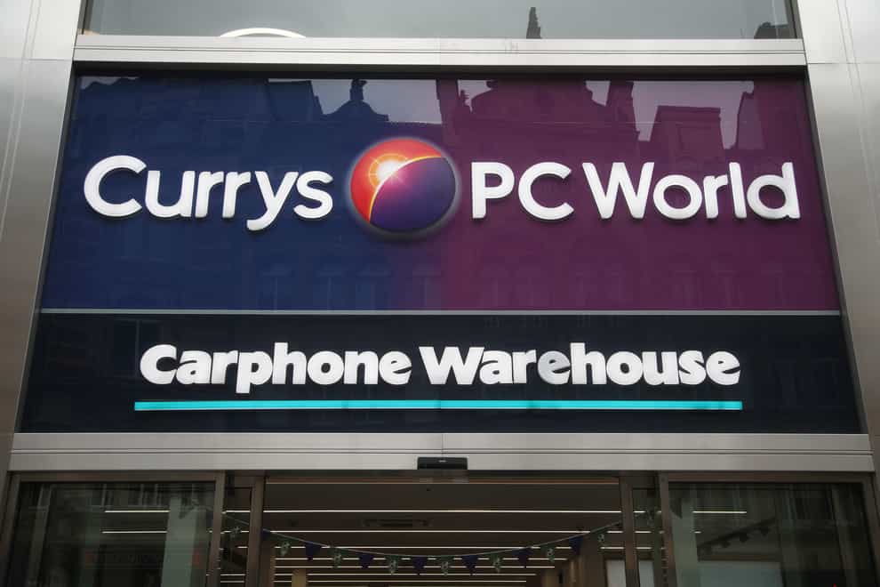 Currys PC World owner Dixons Carphone