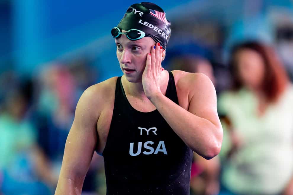 Katie Ledecky shows off her perfect swimming technique 