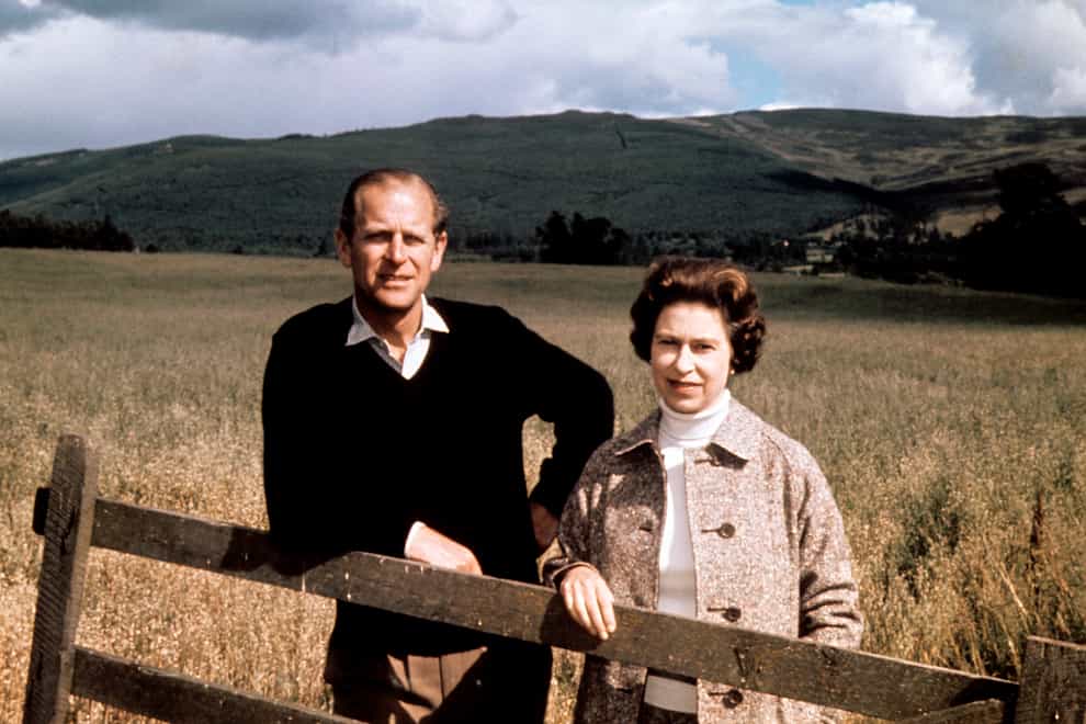 The Queen and Duke of Edinburgh celebrated their silver wedding anniversary at Balmoral in 1972 (PA)