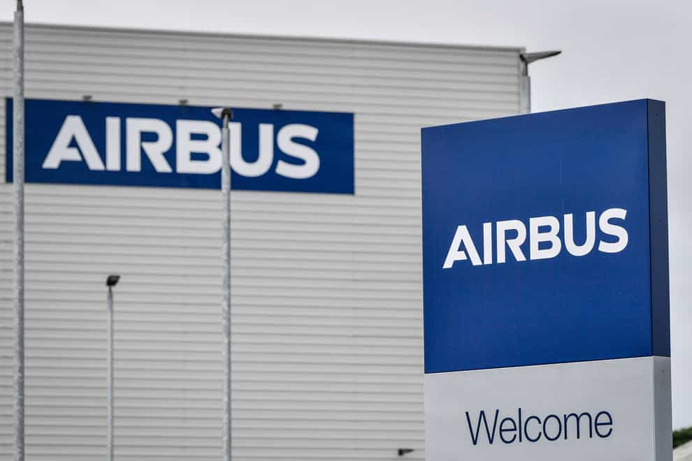 An Airbus sign