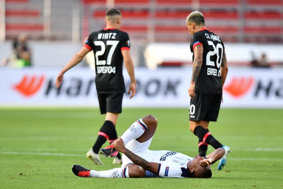 Rangers crashed out of the Europa League after defeat in Leverkusen
