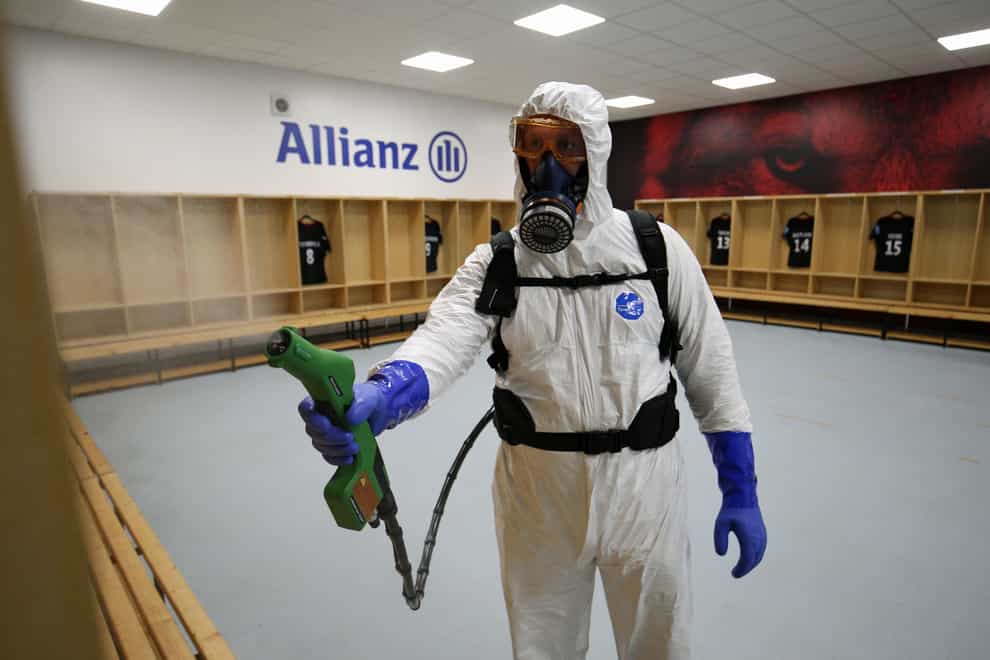 Allianz Park is having a deep clean ahead of a return of top-flight rugby union actio