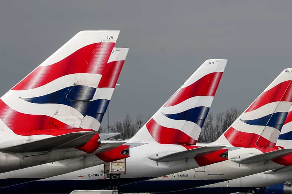 Thousands of British Airways workers are finding out whether they will be made redundant (Steve Parsons/PA)