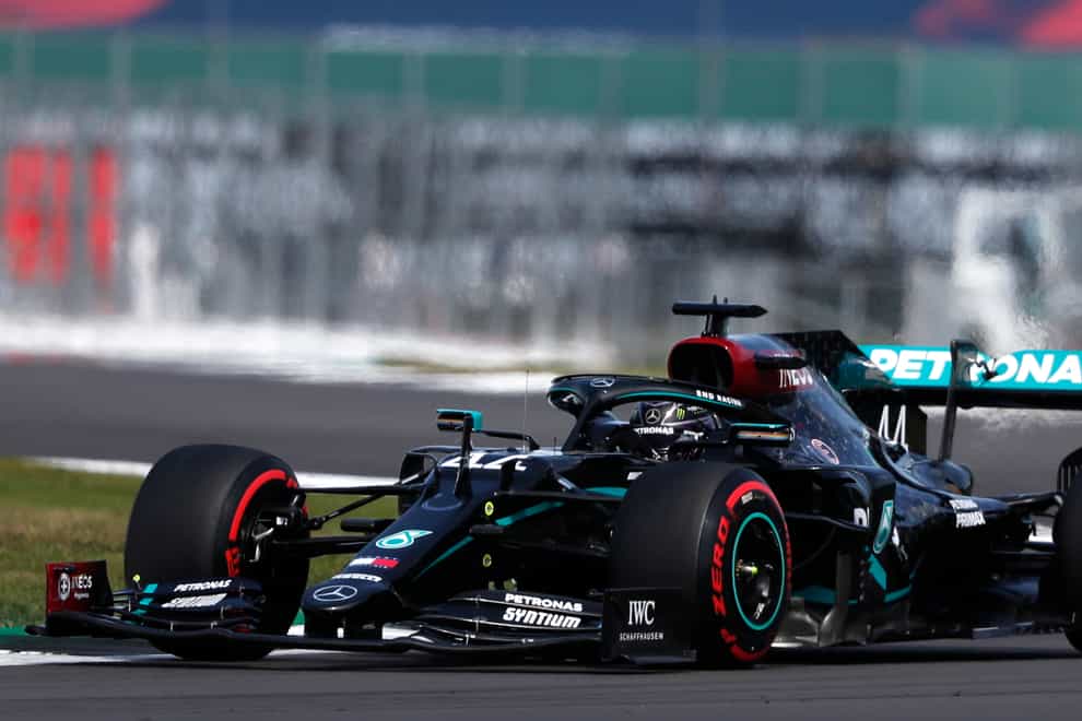 Mercedes driver Lewis Hamilton topped the timesheets after third practice