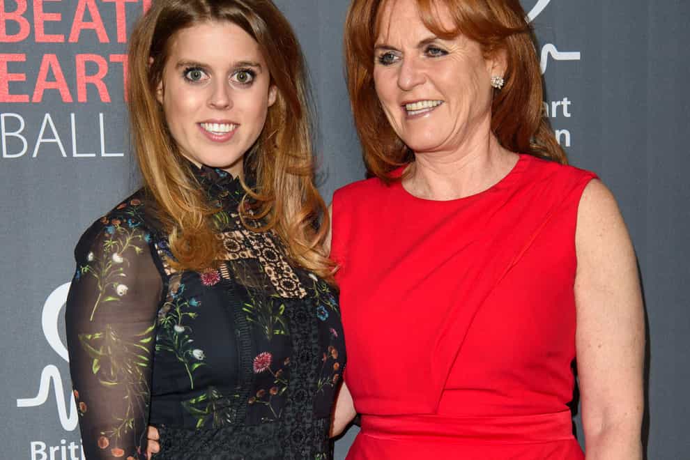 The Duchess of York and Princess Beatrice