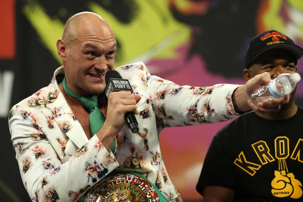Fury wants Joshua to step up and fight him for the undisputed title