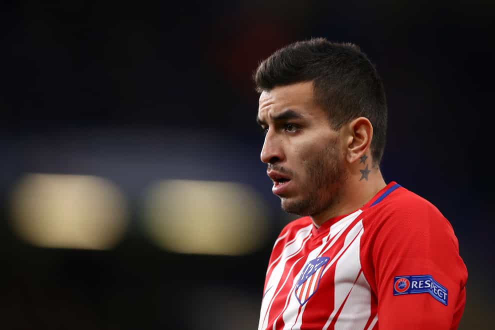 Angel Correa is one of the two Atletico Madridplayers to return a positive test for Coronavirus.