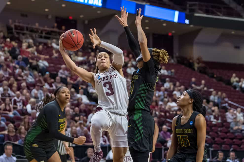 Chennedy Carter (left) may miss a portion of the 2020 season following an ankle injury