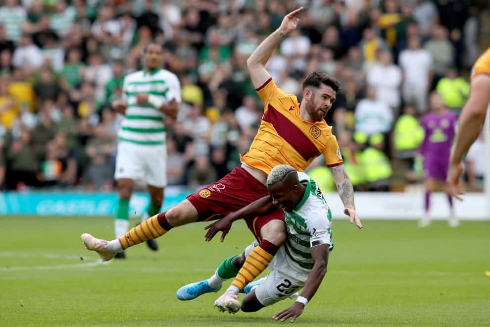 Motherwell’s Liam Donnelly faces a long spell out