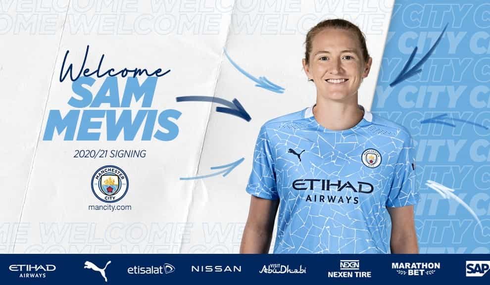 Manchester City Women's new signing Sam Mewis is eager to play in the Champions League