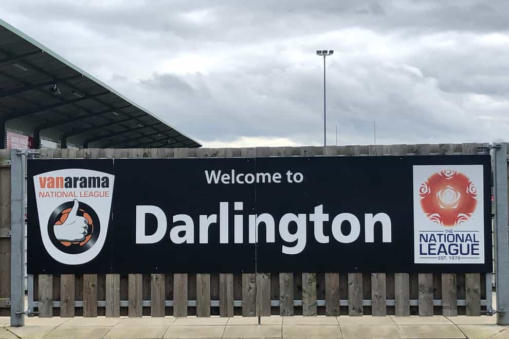 Darlington have asked permission to lay home games a the Northern Echo Arena