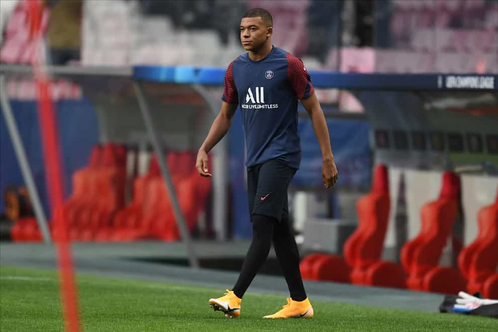 Kylian Mbappe looks set to be fit for Paris St Germain's match with Atalanta