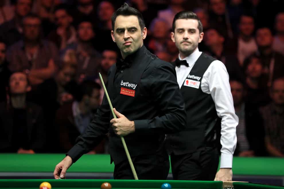Ronnie O’Sullivan and Mark Selby both suffered from kicks