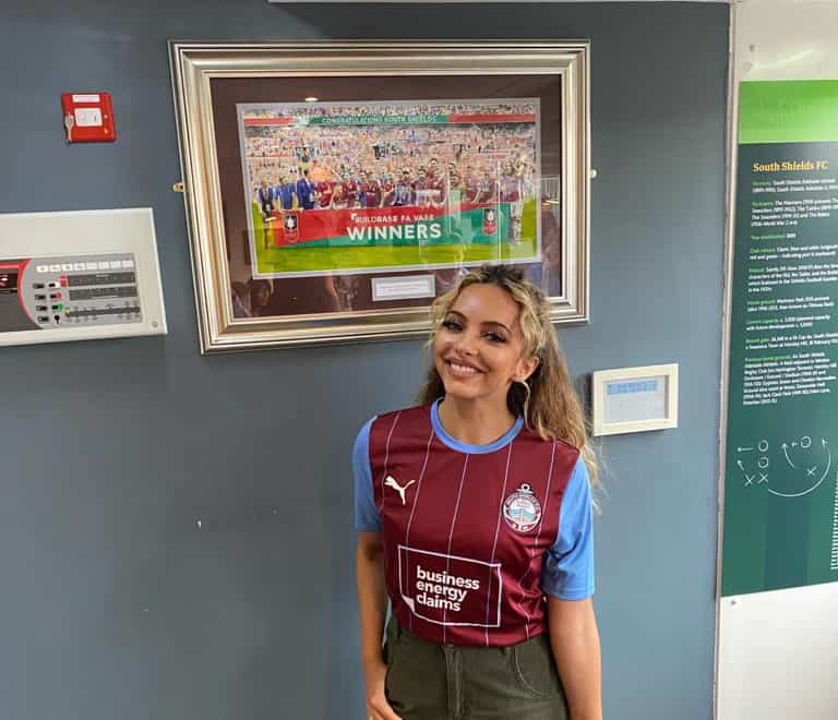 Jade Thirlwall takes on a new role in her hometown at South Shields FC